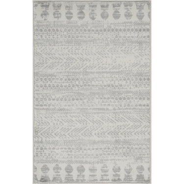 Roma Modern Skandi Grey, Off-White & Charcoal Rug - X-Small 60x90 cm (1'11'' x 2'11'')