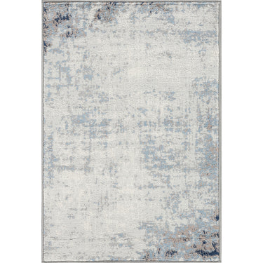 Roma Abstract Marble Modern Blue, Navy & Gray Rug - X-Small 60x90 cm (1'11'' x 2'11'')