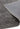 Bellagio Modern Plain Loop Striped Shiny Viscose Hand Woven Zinc Grey Rug in Medium 120x180 cm (4'x6')
