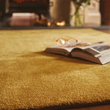 Guru Cumin Mustard Extra Wool Viscose Modern Rug 200x300 cm