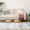 URCO Nova Erika Multi Coloured Polypropylene Traditional Vintage Abstract Hallway Runner Rug - Small 66x100 cm (2'5"x3'3")