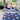 Hug Bright Spot Navy Multi Spots Washable Non-Slip Cotton Bordered Hallway Runner Rug
