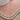Borderline Hand-Carved Wool Rug with Scalloped Border & Geometric Trim Pink Rug