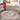 Kashan VKA07 Medallion Bordered Classic Red Ivory Polypropylene Persian Traditional Vintage Rug - Round 183x183 cm (6'x6')