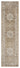 865AC Classic Ochre Gold Traditional Vintage Textured Bordered Hallway Runner Rug