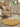 Origins My Ochre Yellow Washable Non-Slip Polypropylene Shaggy Rug - Round 100x100 cm (3'4"x3'4")