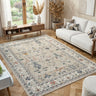 URCO Nova Luca Beige Polypropylene Traditional Vintage Bordered Rug - Medium 120x170 cm (4'x5'6")