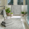 Hug Luxury Face Bath Grey Washable Cotton Plush Towel