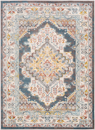 Ankara Vintage Traditional Boho Oriental Brown, Garnet & Mustard Rug - Medium 120x170 cm (3'11'' x 5'7'')