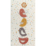 Ankara Kids Washable Multicolour, White & Mustard Rug for Children's Rooms Rug - Small 80x150 cm (2'7'' x 4'11'')