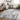 Allegro Abstract Marble Modern Cream, Ivory & Sky Blue Rug