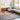 Amelie Traditional Washable Vintage Oriental Red, Rust & Light Grey Rug