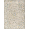Avellino Vintage Traditional Boho High Pile Grey, Light Beige & Deep Teal Rug - Large Plus 160x213 cm (5'3'' x 7')