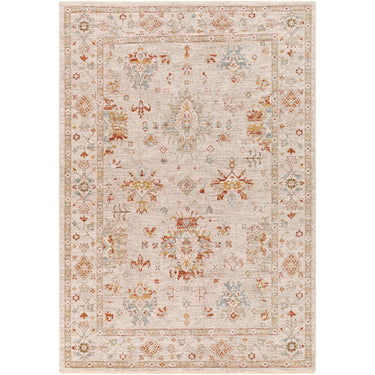 Avant Garde Vintage Traditional Beige, Rust & Olive Rug - Large Plus 152x225 cm (5' x 7'5'')