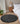 URCO Luxe Faux Fur Super Charcoal Grey Shaggy Textured Plain Rug - Circle 133x133 cm (4'5"x4'5")