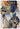 Nova NV41 Sonic Pictorial Vibrant Blue Gold Polypropylene Abstract Striped Rug