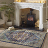 Origins Granada Traditional Bordered Rug & Hallway Runner in Emerald - Medium 120x170 cm (4'x5'6")
