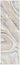 Glitz GLZ21 Marble Silky Shimmer Grey Gold Abstract Modern Soft Hallway Runner Rug