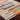 City CIT2339 Scandi Painted Stripes Orange Multicolour Washable Jute Polypropylene Abstract Rug