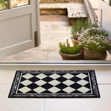 My Pattern Manor Tile Mosaic Washable Non-Slip Geometric Doormat - Small 50 x 75 cm (2'x2'5")