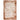 Kuza Border Abstract Modern Distressed Soft Velvety Silky Terracotta Orange Rug & Runner