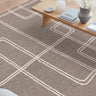 Ada Rug Bohomian Modern Geometric Pure Natural Undyed Wool Grey Rug - Medium 120x170 cm (4'x5'6")