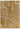 Asiatic London Kuza Gold Yellow Polypropylene Abstract Textured Distressed Rug
