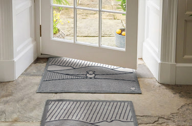 Hug Herdy Line Washable Non-Slip Cotton Hallway Runner Rug - 65x85 cm (2'1"x2'9")