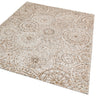 Asiatic London Xylo Sewn Cowhide Leather Panels Stitched Cream Handmade Geometric Textured Rug - X-Large 200 x 290 cm (6'7"x9'6")