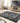 Origins Frame Hand Tufted Soft Silky Thick Shaggy Rug in Silver, Latte and Charcoal Grey - Charcoal Grey - Medium 120x170 cm (4'x5'6")