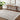 Birmingham Modern Checkboard Soft Plush Pile Shaggy Grey & Ivory Rug