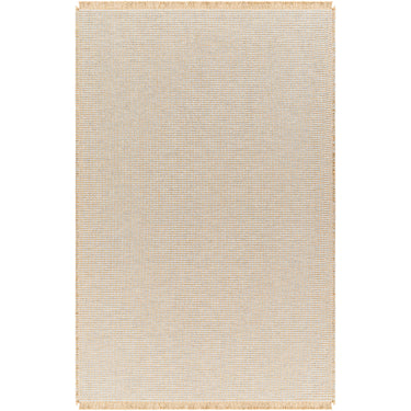Kimi Becki Owens Modern Solid And Border Fringe Global Grey & Light Brown Rug - Medium 120x170 cm (3'11'' x 5'7'')