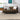Kimi Becki Owens Modern Solid And Border Fringe Global Grey & Light Brown Rug