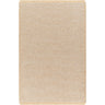Kimi Becki Owens Modern Solid And Border Fringe Global Grey, Light Brown & Tan Rug - Medium 120x170 cm (3'11'' x 5'7'')