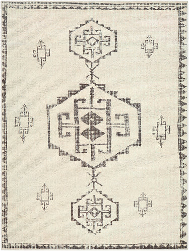 Solana Becki Owens Global Black, Ivory & Beige Rug - Design BOOC2303 - Medium 120x170 cm (3'11'' x 5'7'')