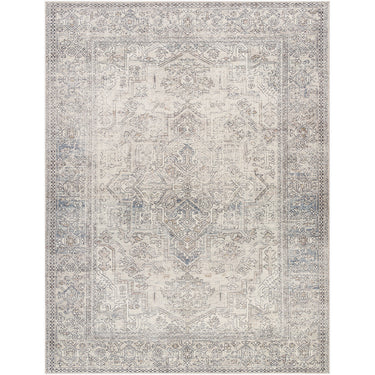 Margot Becki Owens Vintage Traditional Oriental Blue, White & LightSage Rug - Medium 120x170 cm (3'11'' x 5'7'')