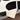 Brooklyn Modern Hand Tufted Wool Black, Cream & Light Beige Rug