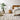 Beni Shaggy Modern Cream & Black Rug
