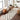 Beni Shaggy Modern Cream & Black Rug