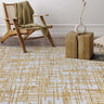 Asiatic London Mason Draft Yellow Gold Traditional Abstract Modern Rug - Medium 120x170 cm (4'x5'6")
