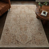 Asiatic London Heriz HE03 Serapi Copper Traditional Vintage Textured Medallion Hallway Runner Rug - Small 80x160 cm (2'6"x5'3")