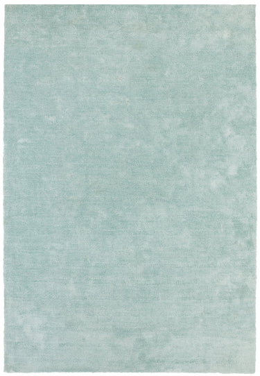 Asiatic London Milo Short Pile Silky Duck Egg Shaggy Traditional Modern Rug - Large 160x230 cm (5'3"x7'7")