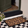 My Printed Coir Leopard Border Non-Slip Bordered Doormat 45x75 cm