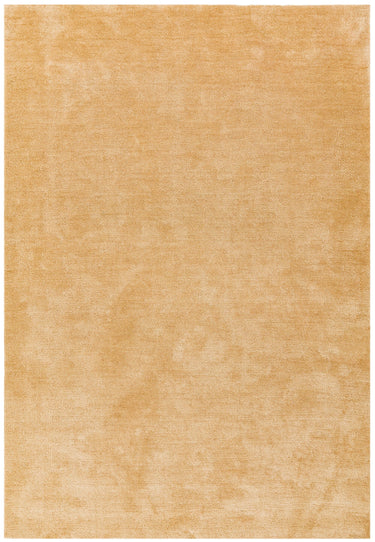 Asiatic London Milo Short Pile Yellow Shaggy Traditional Modern Rug - Medium 120x170 cm (4'x5'6")