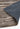 Gaucho Hand Woven Real Cow Hide Sheepskin Patchwork Striped Dark Grey Rug