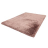 Plush Plain Shaggy High Pile Thick Silky Fluffy Soft Hand Woven Blush Pink Rug - Medium 120x170 cm (4'x5'6")