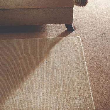 Orient Modern Hand Made Silky Shimmer Plain Stripes Viscose Stone Rug - Small 80x150 cm (2'6"x5')