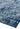Asiatic London Nova Antique NV10 Blue Polypropylene Traditional Vintage Abstract Rug