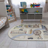 My Play London Landmarks Kids Washable Non-Slip Soft Rug 100x150 cm