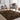 Origins Glamour Deluxe Tufted High Pile Silky Mocha Brown Cotton Shaggy Textured Rug - Medium 120x170 cm (4'x5'6")